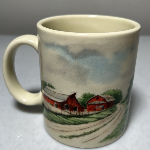Vintage Otagiri Advantage Collection Ceramic Mug Farm Themed - Picture 3 of 6